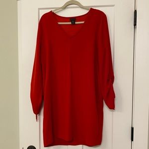 Tahari Long Sleeve Shift Dress